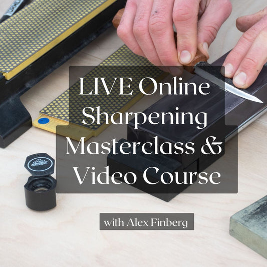 LIVE Online Tool Sharpening Q & A + 4K HD Online Masterclass