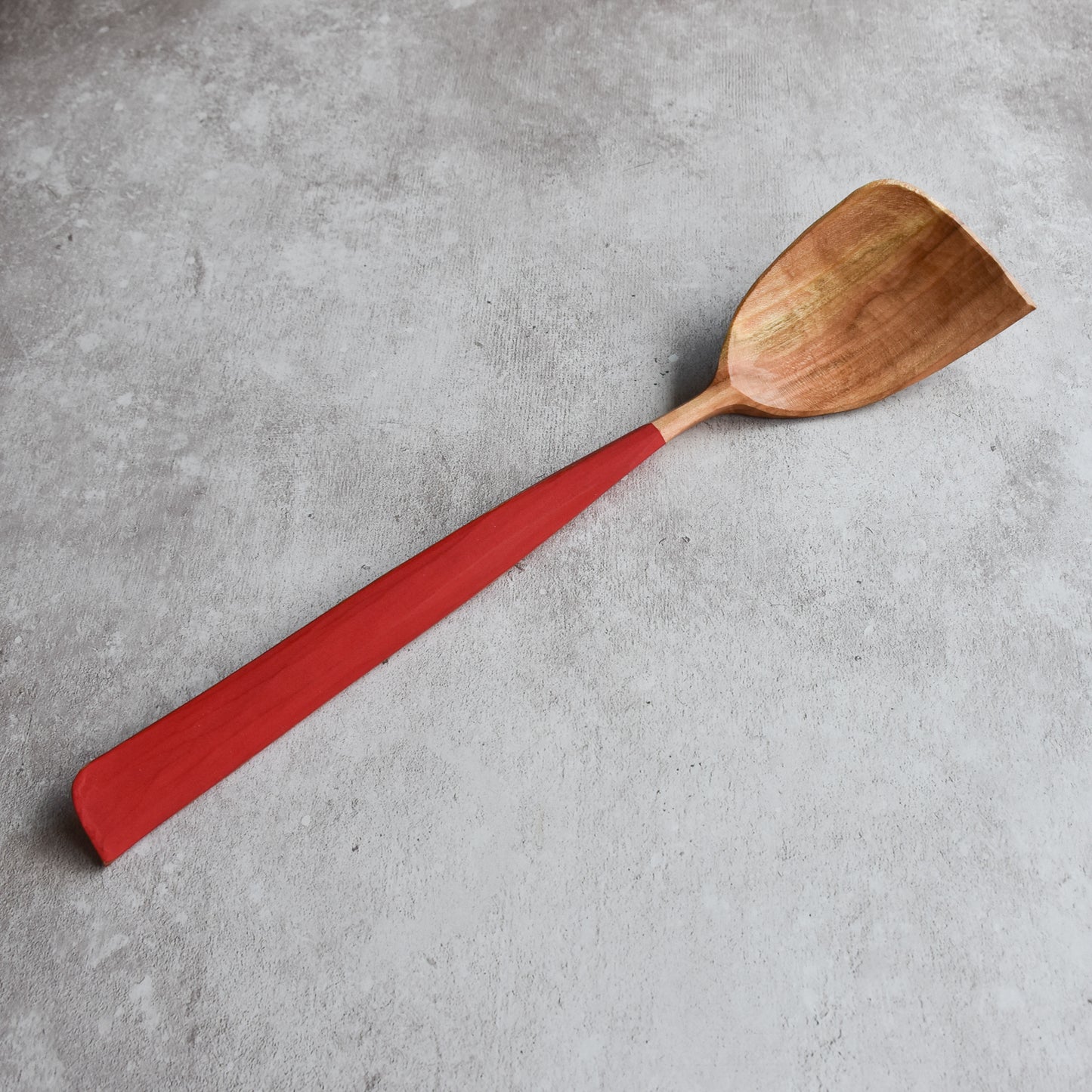 Asymmetric Cook & Serve Spoon ~ Scarlet Red