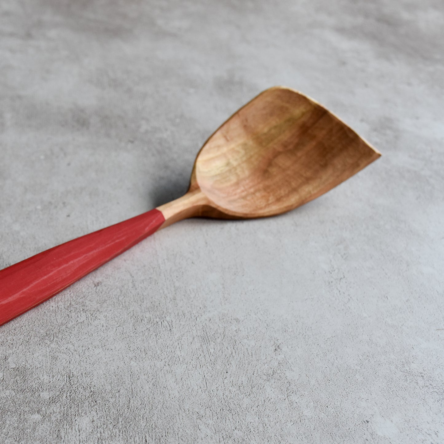 Asymmetric Cook & Serve Spoon ~ Scarlet Red