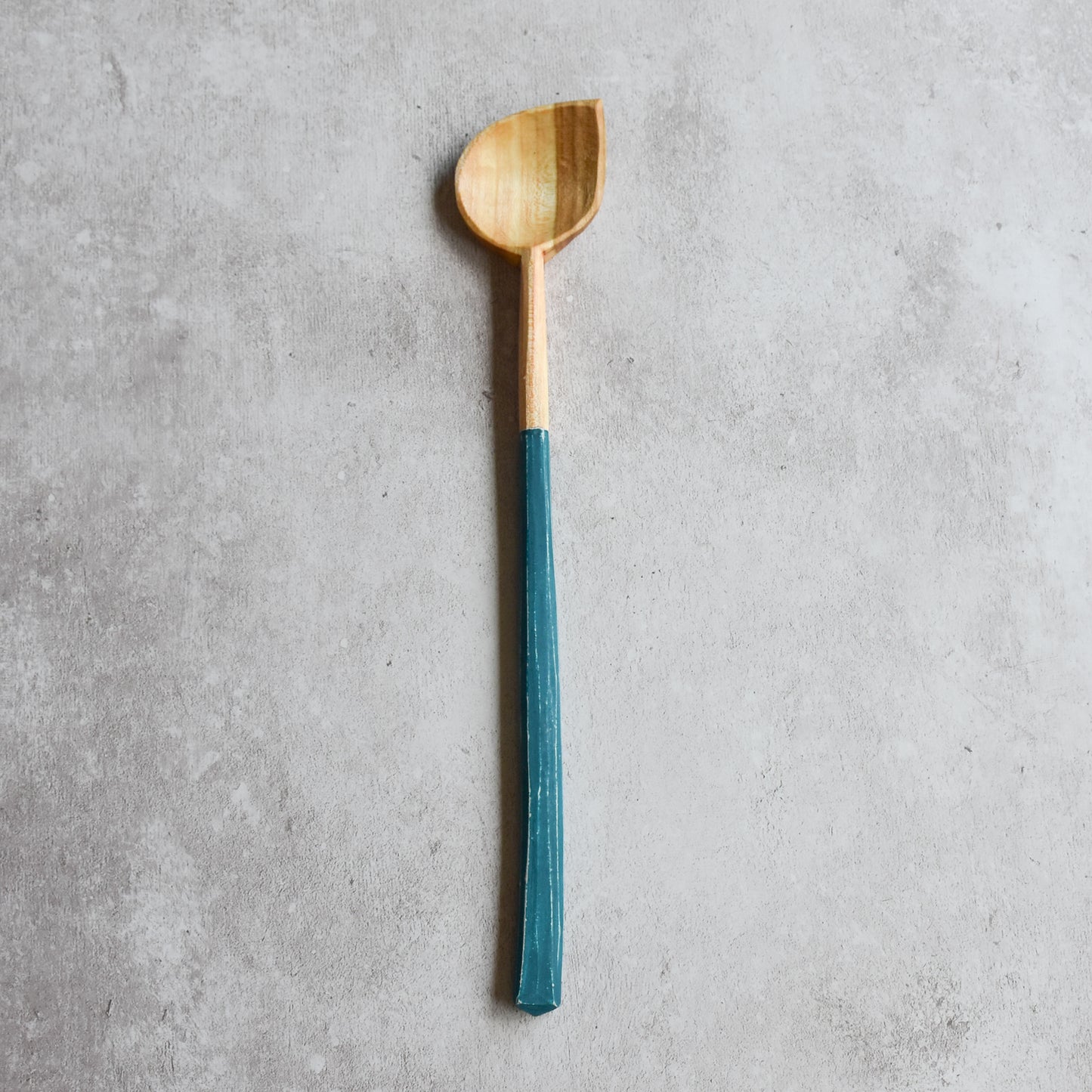 Pointy Tipped Cooking Spoon ~ Light Blue