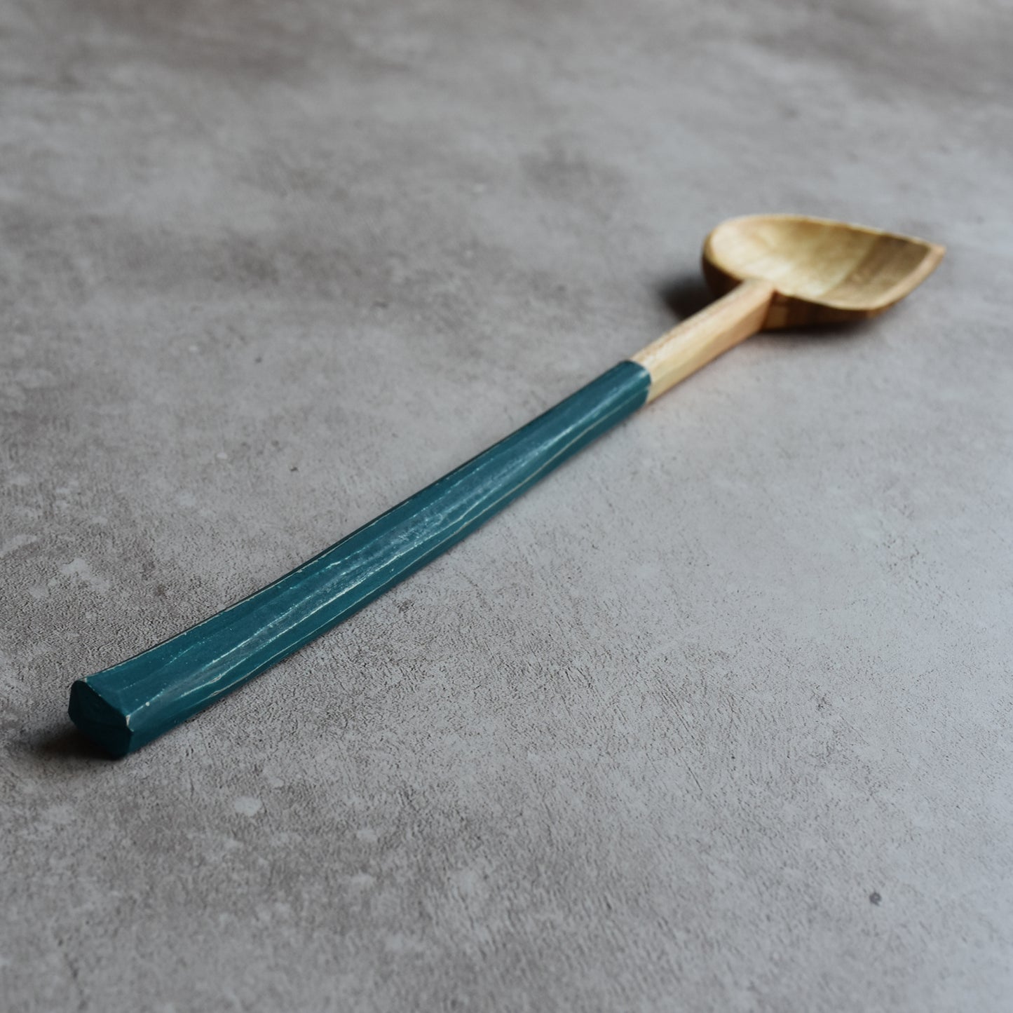 Pointy Tipped Cooking Spoon ~ Light Blue