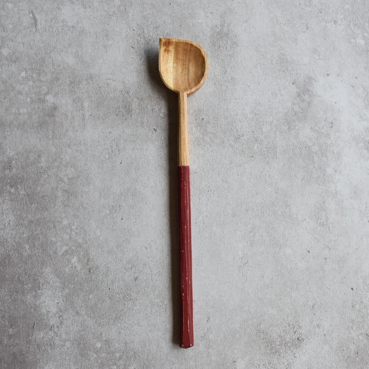 Pointy Tipped Cooking Spoon ~ Red