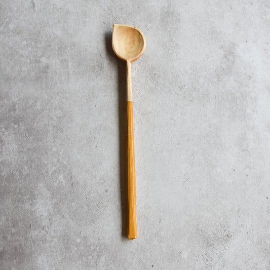 Pointy Tipped Cooking Spoon ~ Mustard