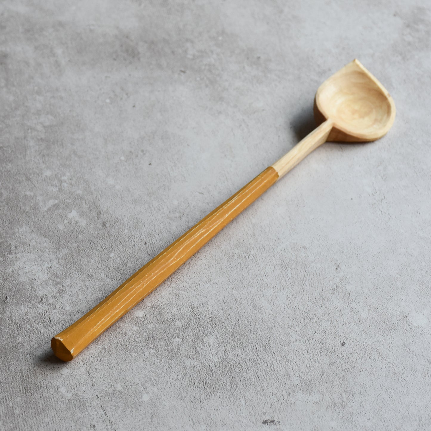 Pointy Tipped Cooking Spoon ~ Mustard