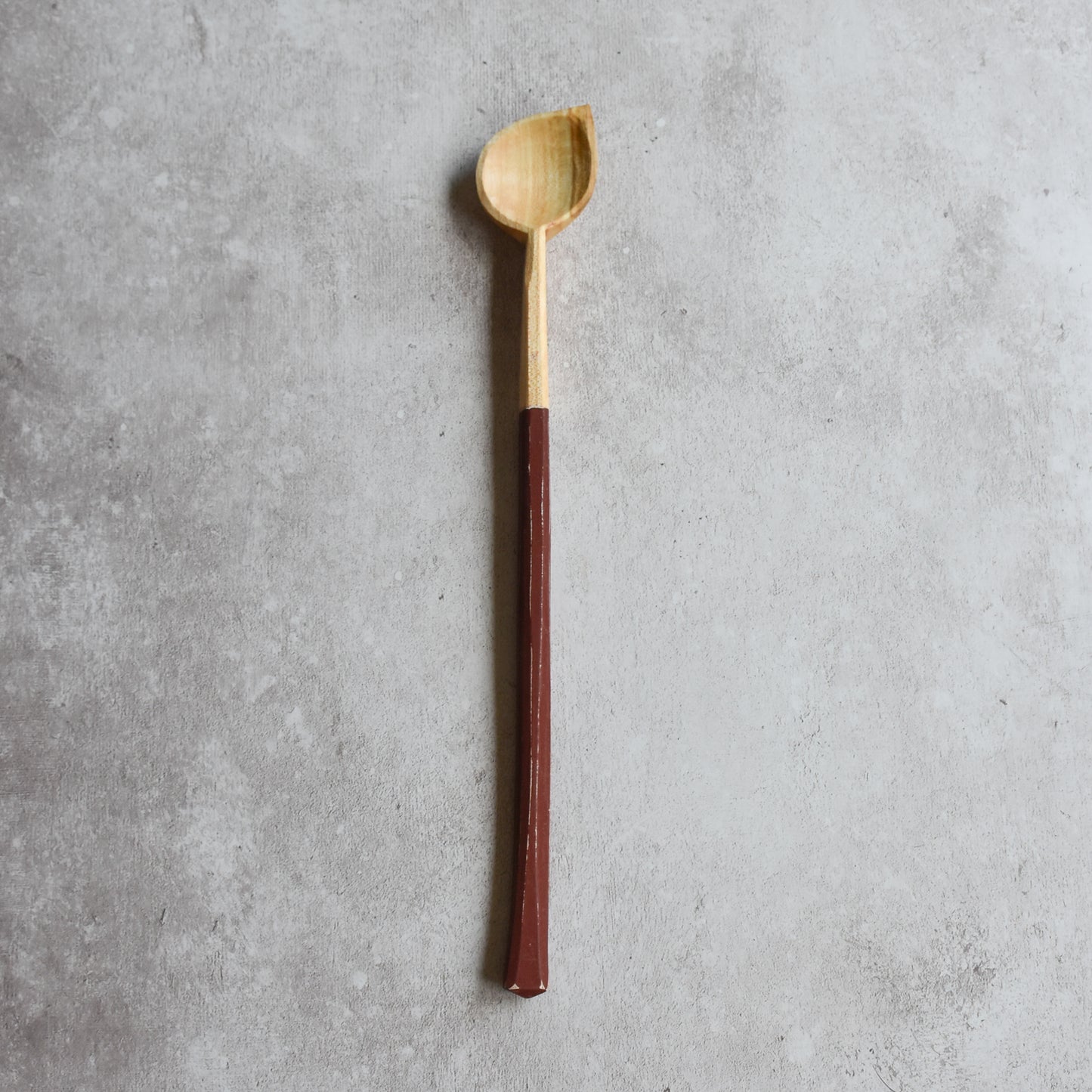 Pointy Tipped Cooking Spoon ~ Deep Red