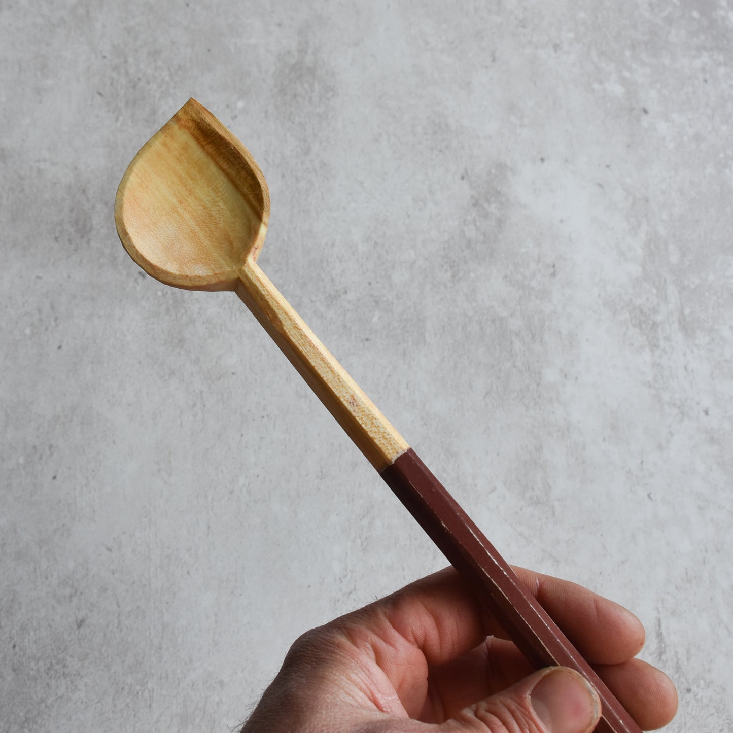 Pointy Tipped Cooking Spoon ~ Deep Red