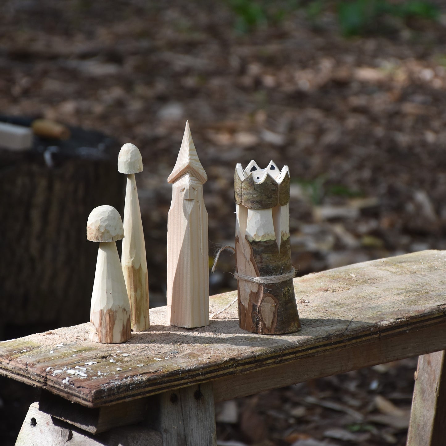 Whittling in the Woods: Team Building Experience