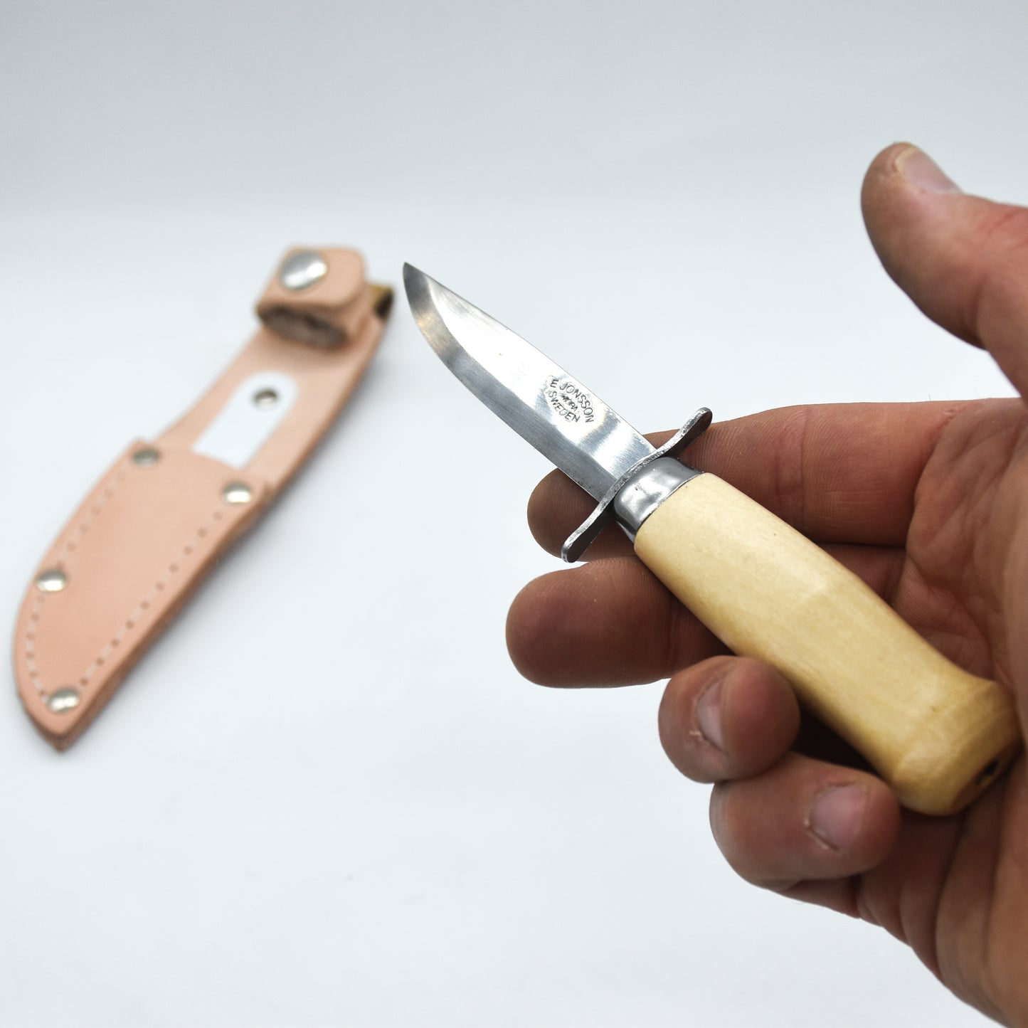 Vintage Kids Wood Carving Knife - E.Jönsson - Mini Size