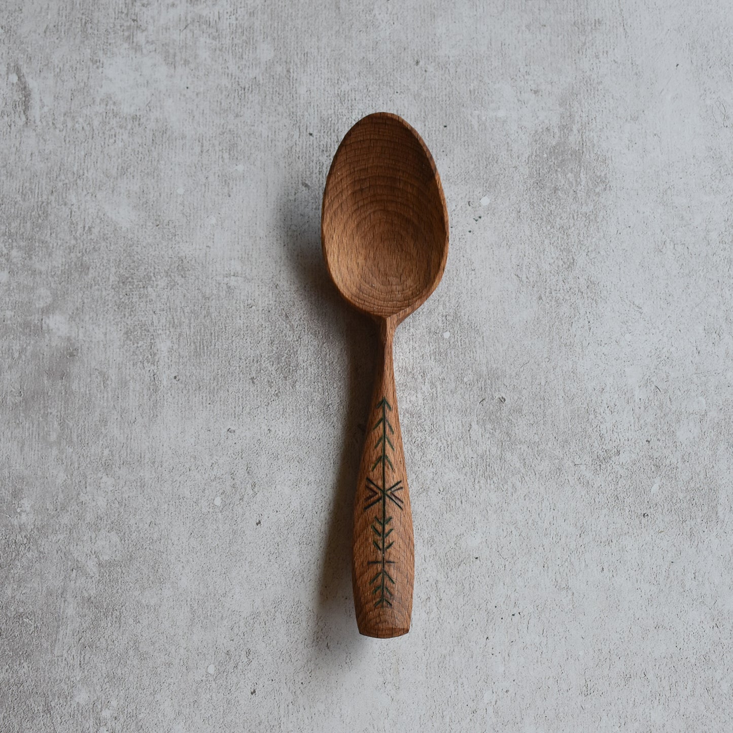 Chipcarved Eating Spoon ~ 'Fauna'