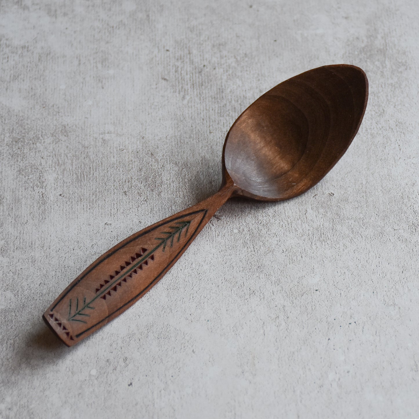 Chipcarved Eating Spoon ~ 'Rites'