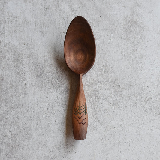 Chipcarved Eating Spoon ~ 'Spruce Mountain'