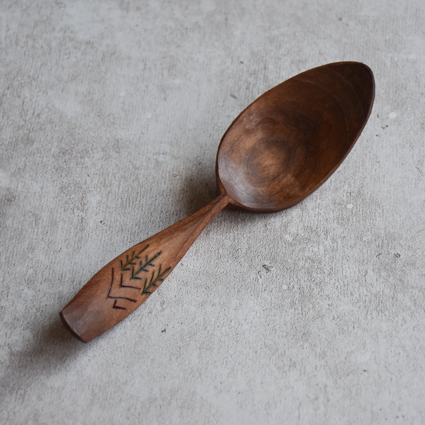 Chipcarved Eating Spoon ~ 'Spruce Mountain'