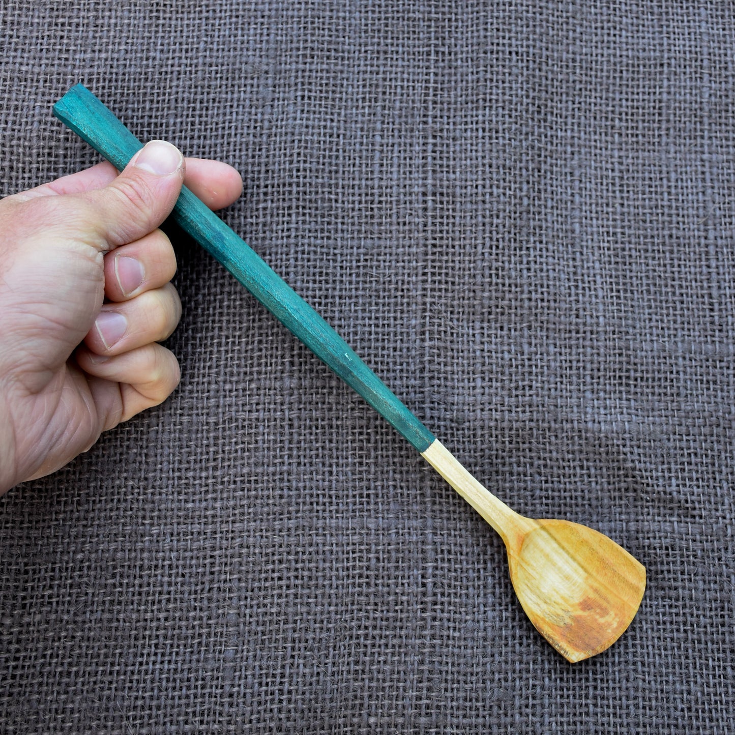 Simple Cooking Spoon ~ 'Botherer' ~ Providence Blue