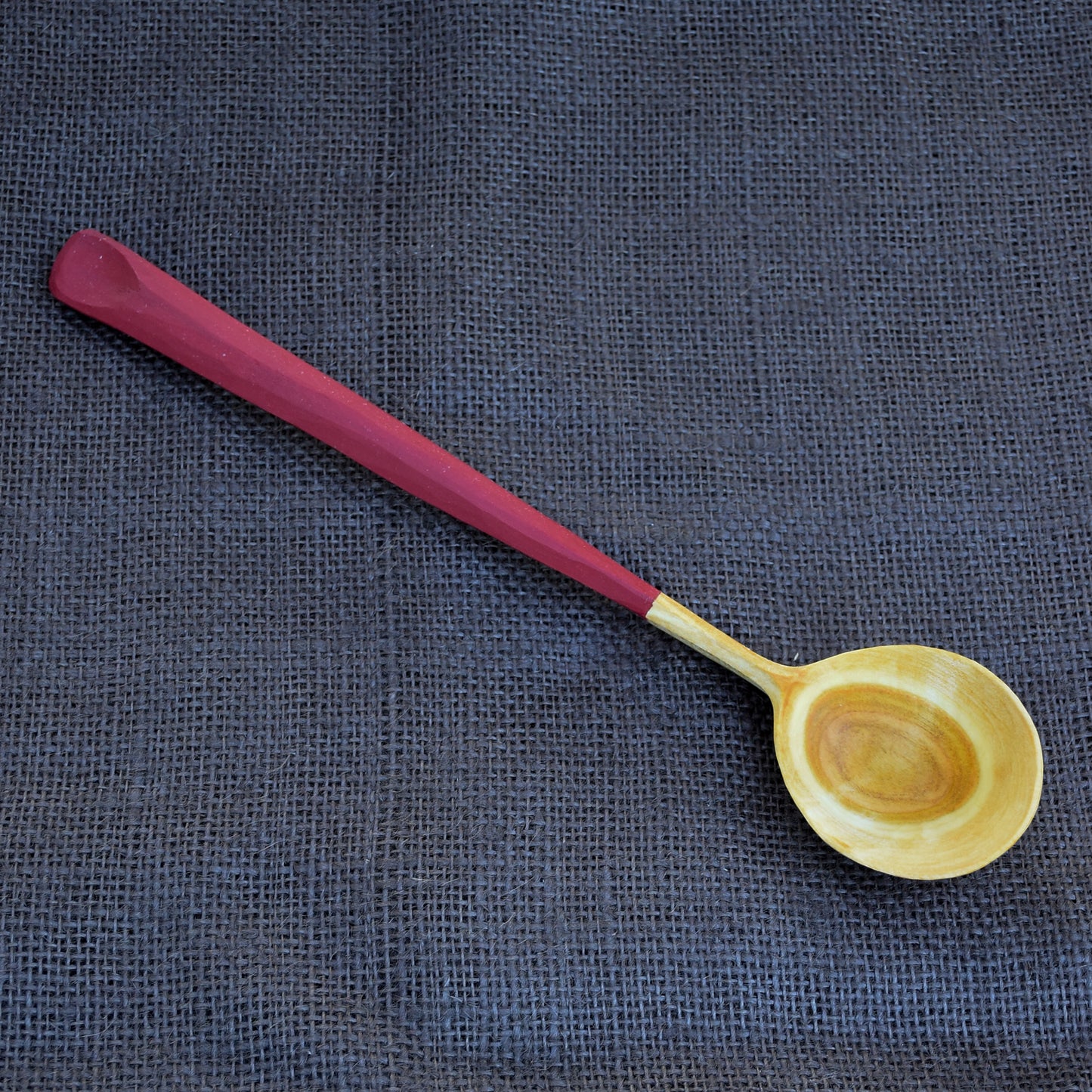 Circular Cooking Spoon ~ Barn Red
