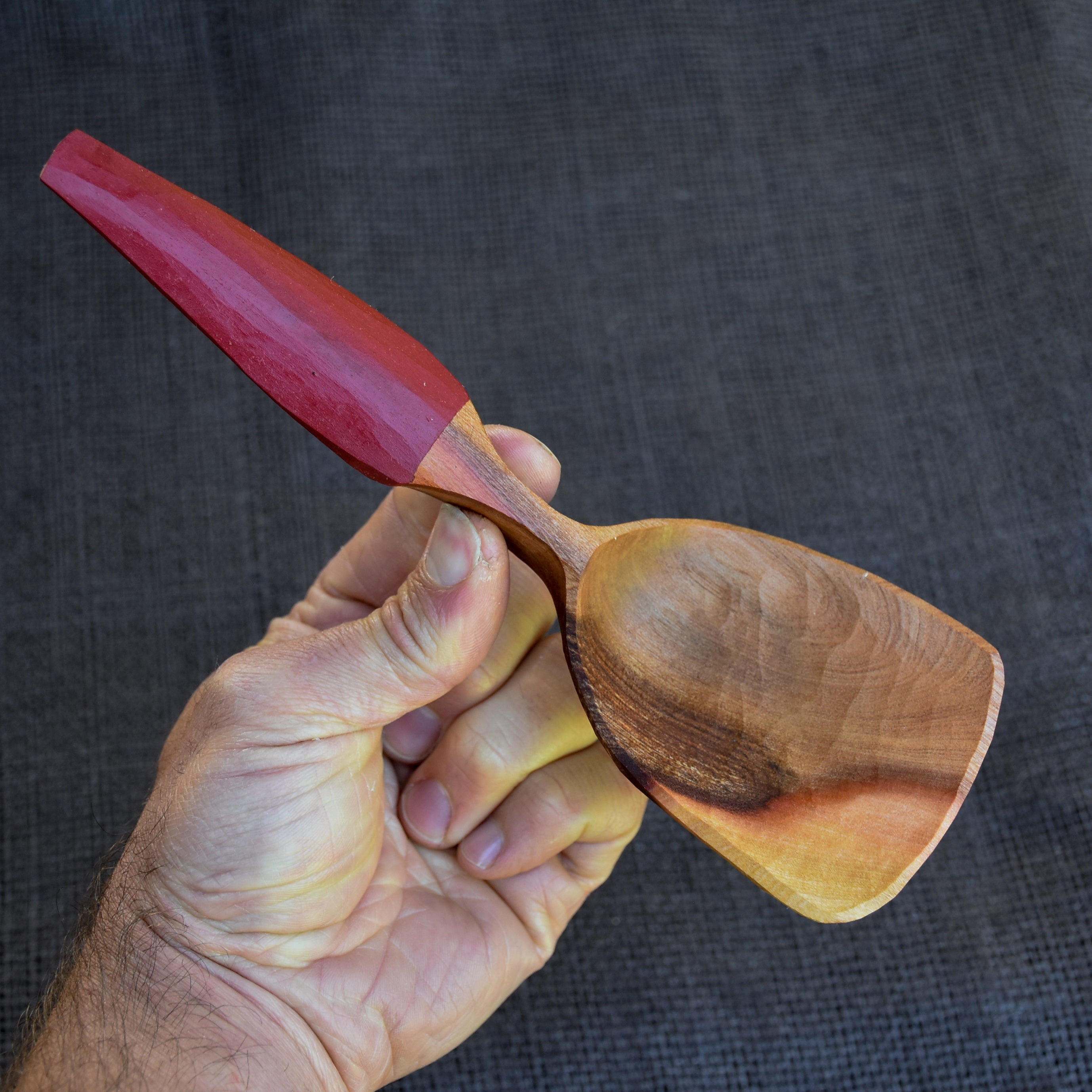 Serving Scoop Spoon ~ Barn Red – Alex Finberg