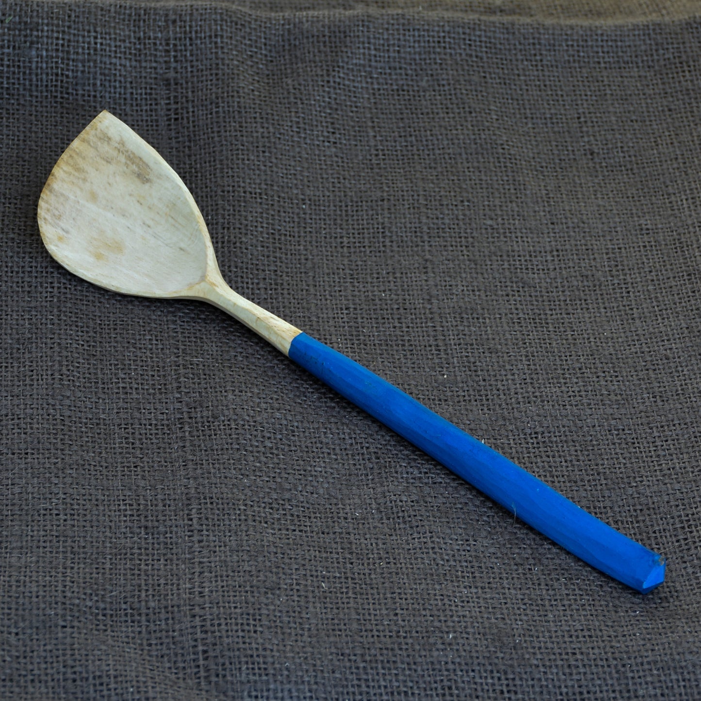 Asymmetric Cooking Spoon ~ Federal Blue