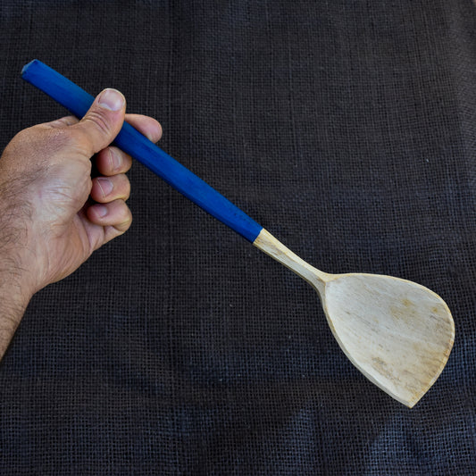 Asymmetric Cooking Spoon ~ Federal Blue