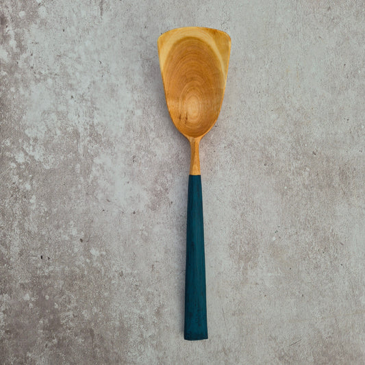 Handcarved Cook & Serve Spoon with Milk Paint Finish by Alex Finberg