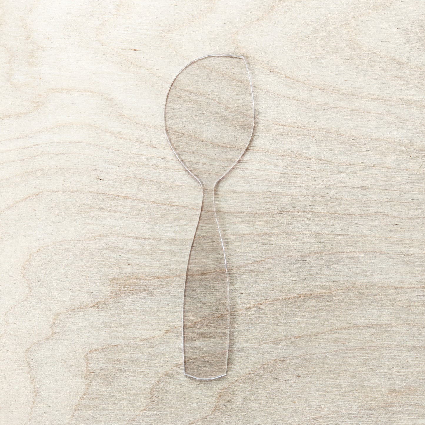 Eating Spoon Template ~ Asymmetric Eating Spoon