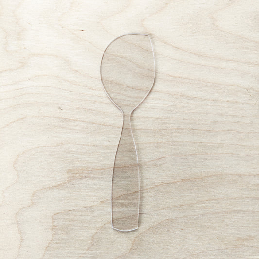 Eating Spoon Template ~ Asymmetric Eating Spoon