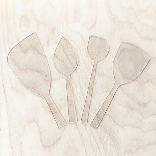 Cooking Spoon Templates ~ 4 Pack