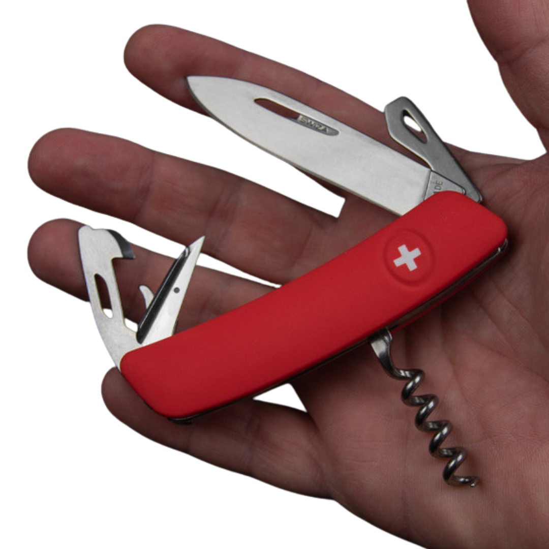 SWIZA D03 Pocket Knife ~ Red