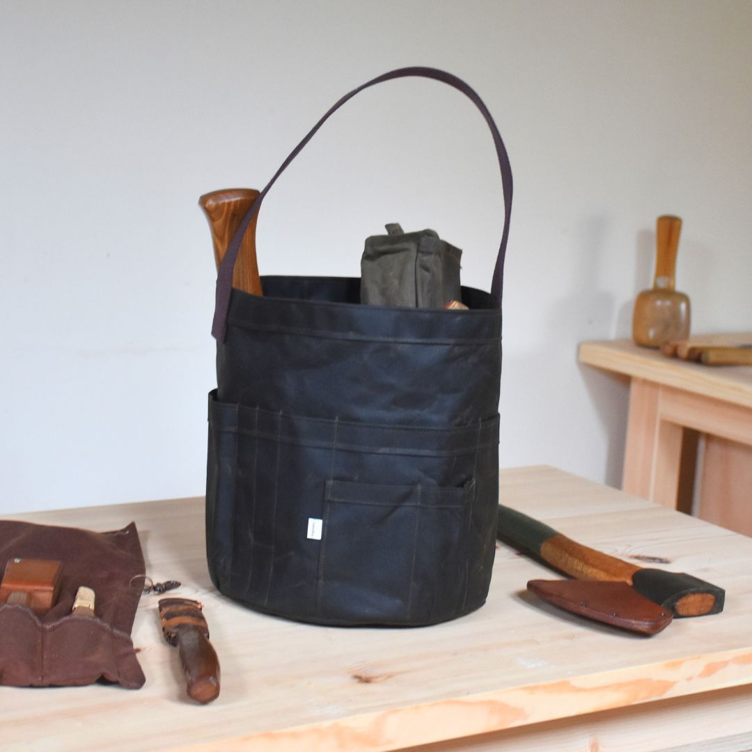 Waxed Canvas Tool Bag 4.0 ~ Dark Olive