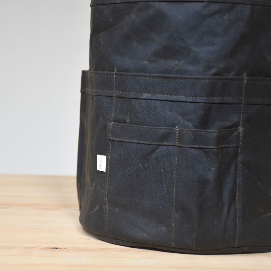 Waxed Canvas Tool Bag 4.0 ~ Dark Olive
