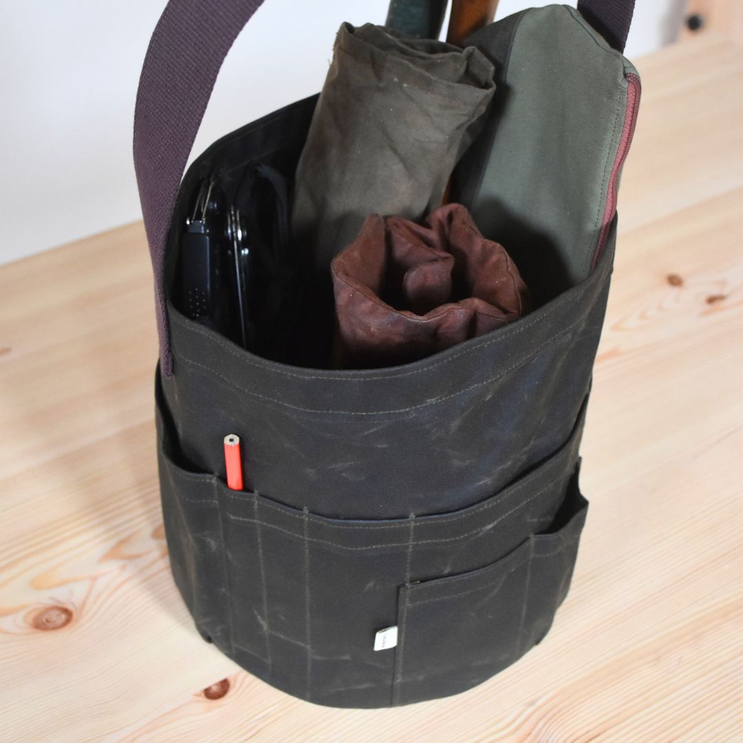 Waxed Canvas Tool Bag 4.0 ~ Dark Olive