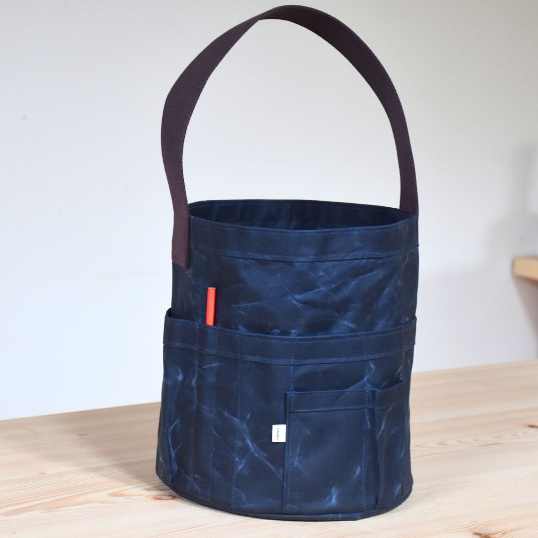 Waxed Canvas Tool Bag 4.0 ~ Navy Blue