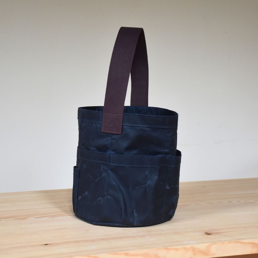 Waxed Canvas Tool Bag 4.0 ~ Navy Blue