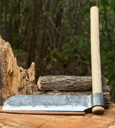Hand-Forged Froe for Splitting & Cleaving ~ 10" blade