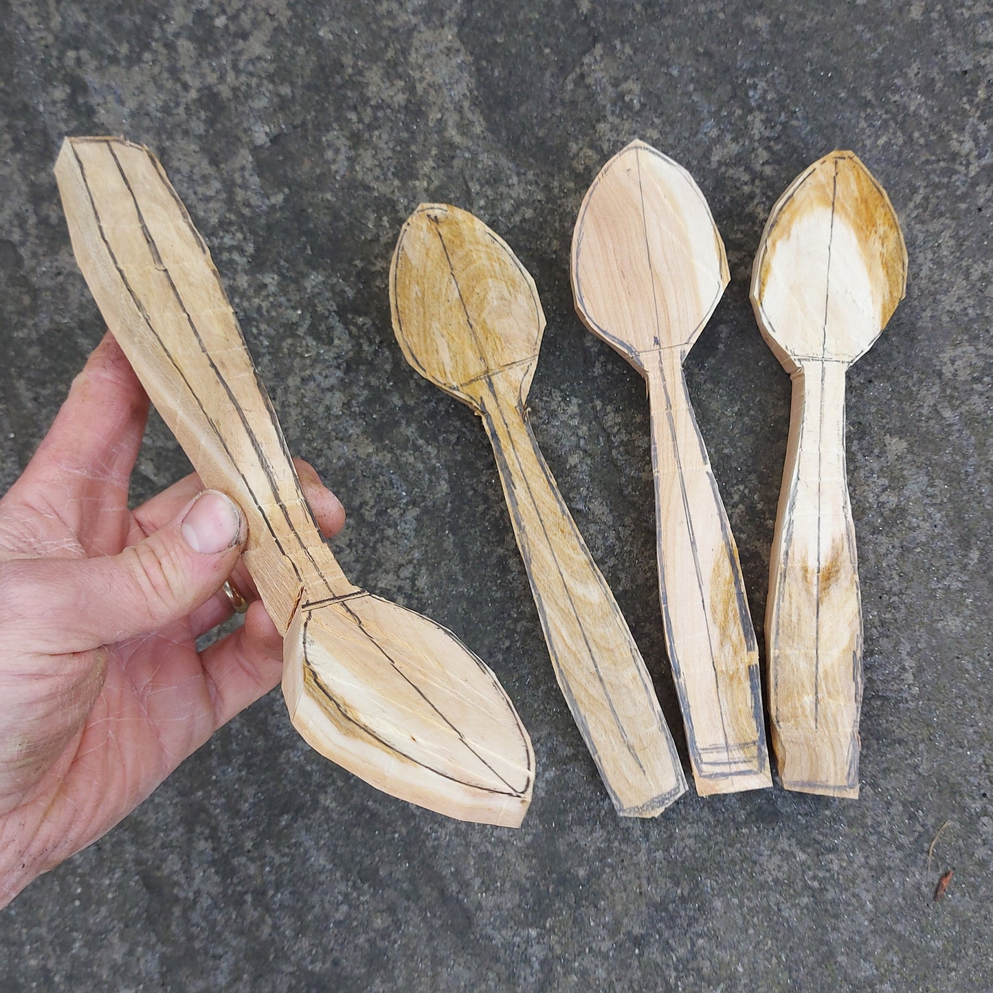 1x Eating Spoon Blank - Carve your Own!
