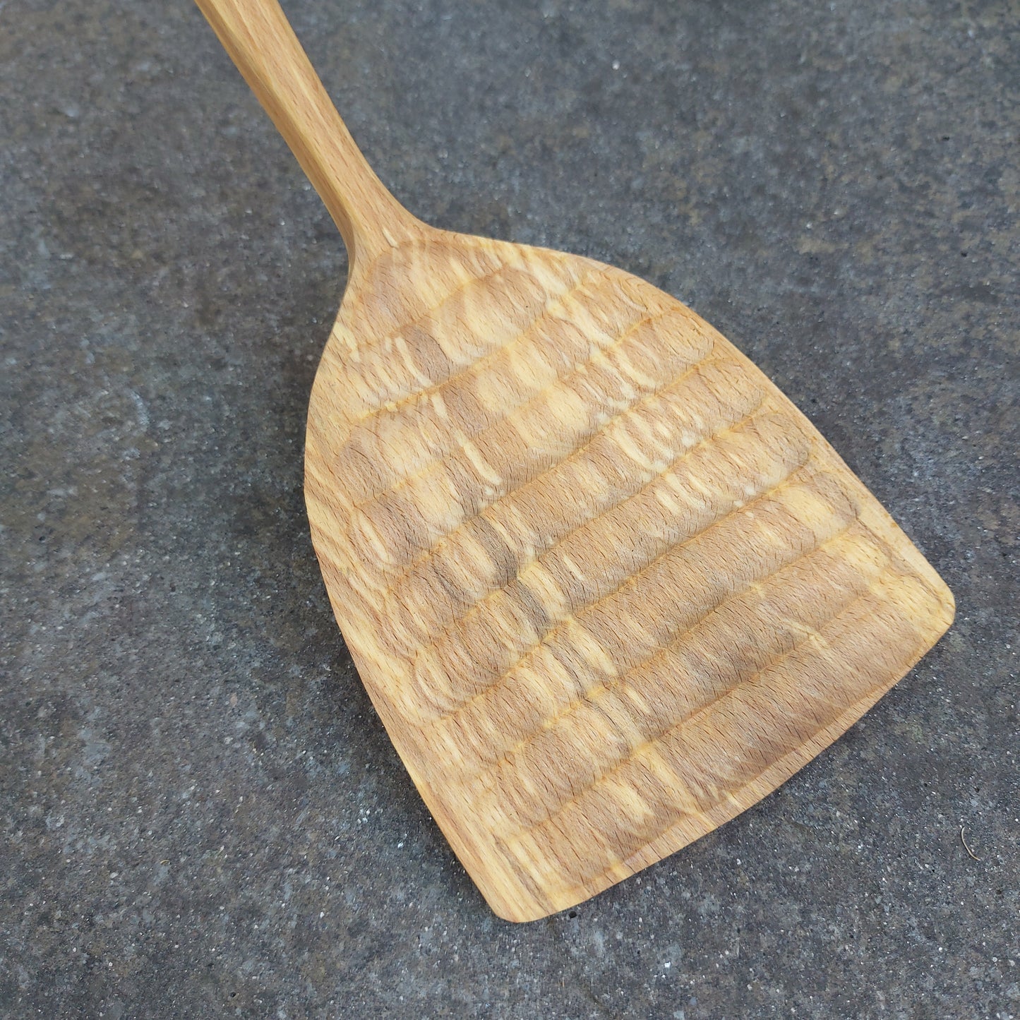 XL Shovel Spoon ~ Tiger Eye Spalted Beech