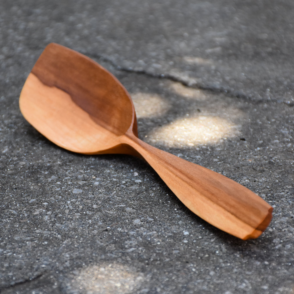 Two Tone Eating Spoon ~ Apple Wood