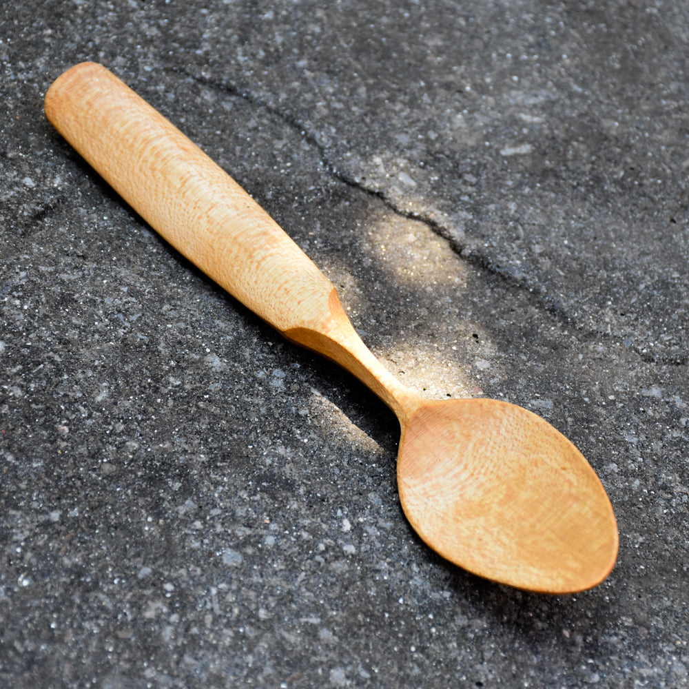 'Rippled Rays' Eating Spoon ~ Sycamore