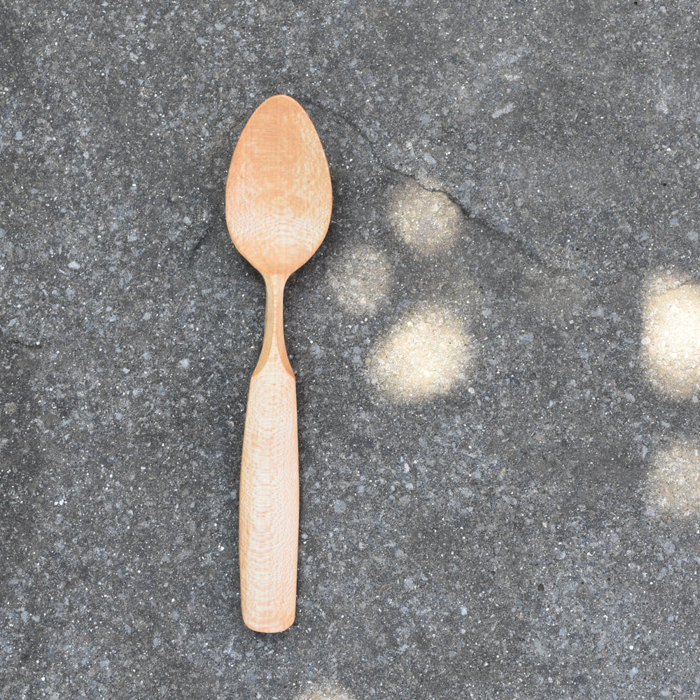 'Rippled Rays' Eating Spoon ~ Sycamore