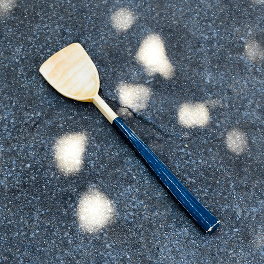 Sycamore Scrambling Spoon ~ Blue Milk Paint