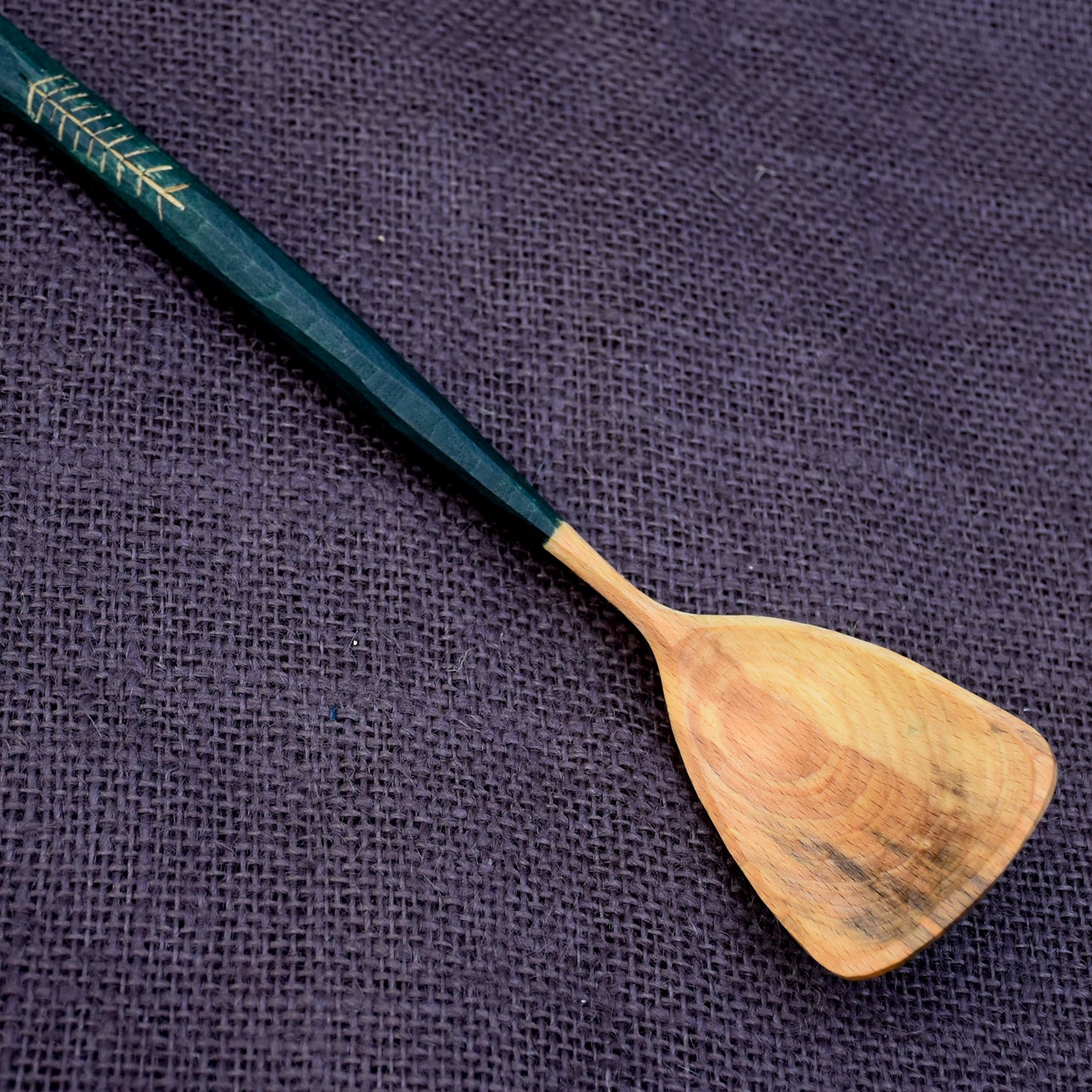 Forest Green Cooking Spoon