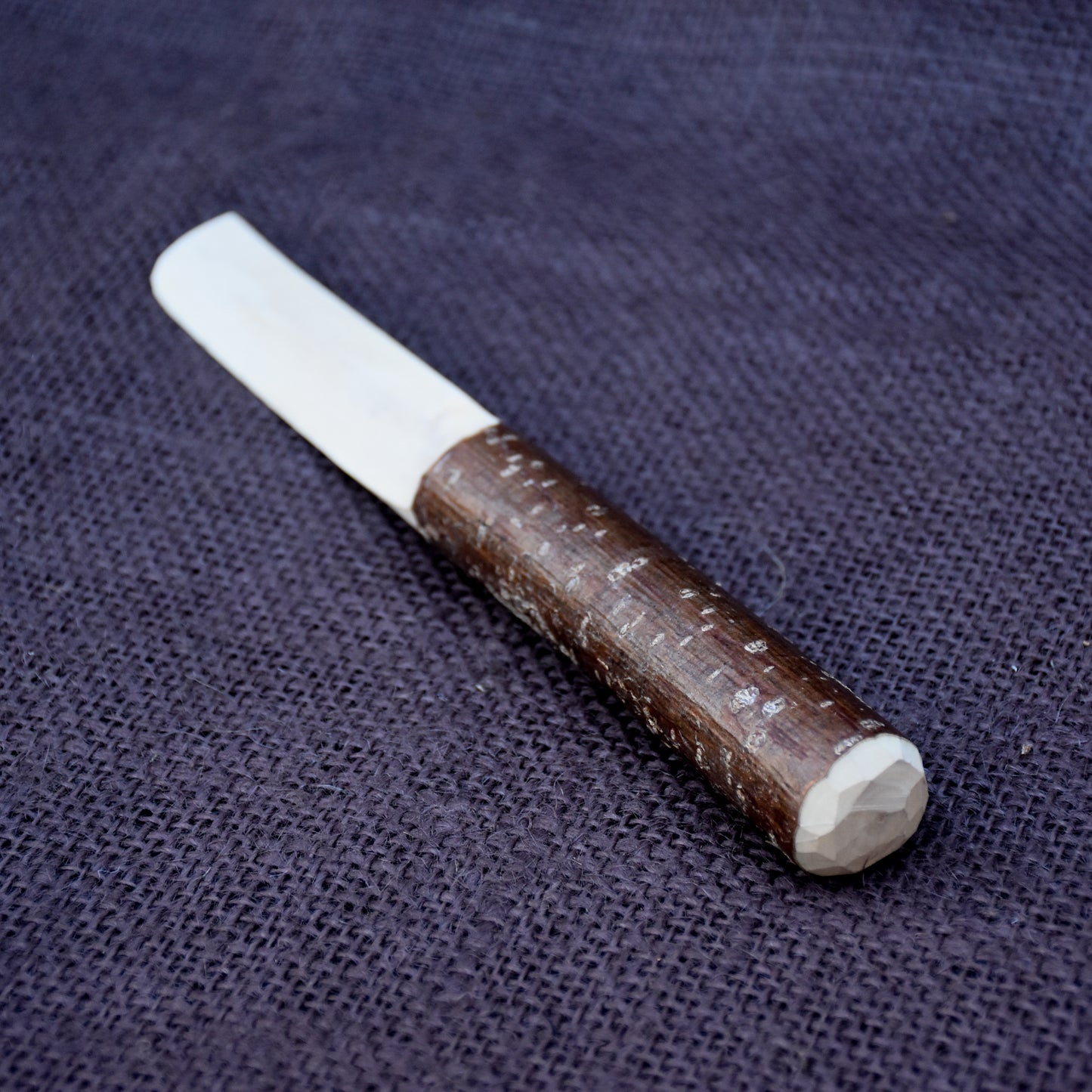 Wooden Spreader Knife ~ Hazel Bark