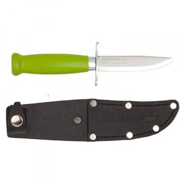 Children's Safety Knife for Whittling - Mora Scout (Green)