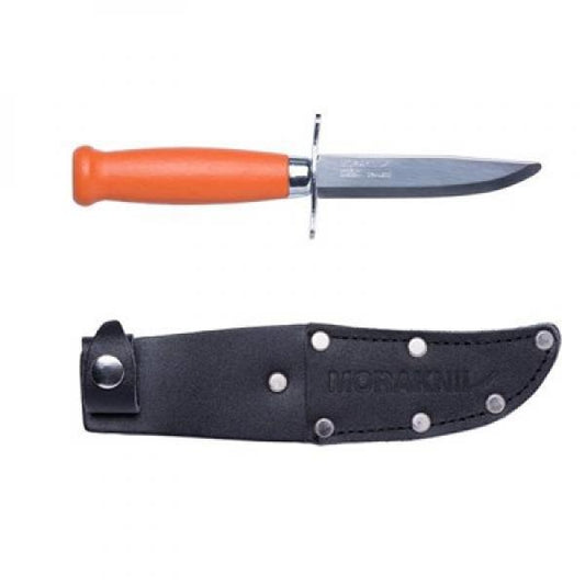 Children's Safety Knife for Whittling - Mora Scout (Orange)