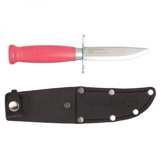 Children's Safety Knife for Whittling - Mora Scout (Pink)